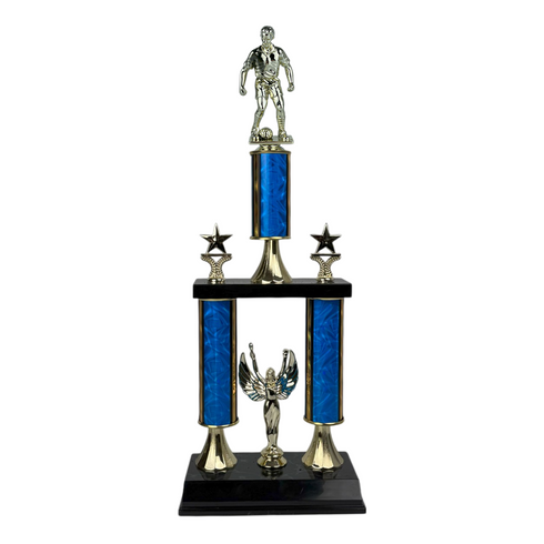 Trofeo de Tubo con Figura Serie 50 de Futbol